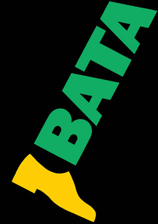 Bata (back foot green leg) by Herbert Leupin